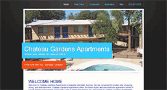 Desktop Screenshot of chateaugardensapartments.com